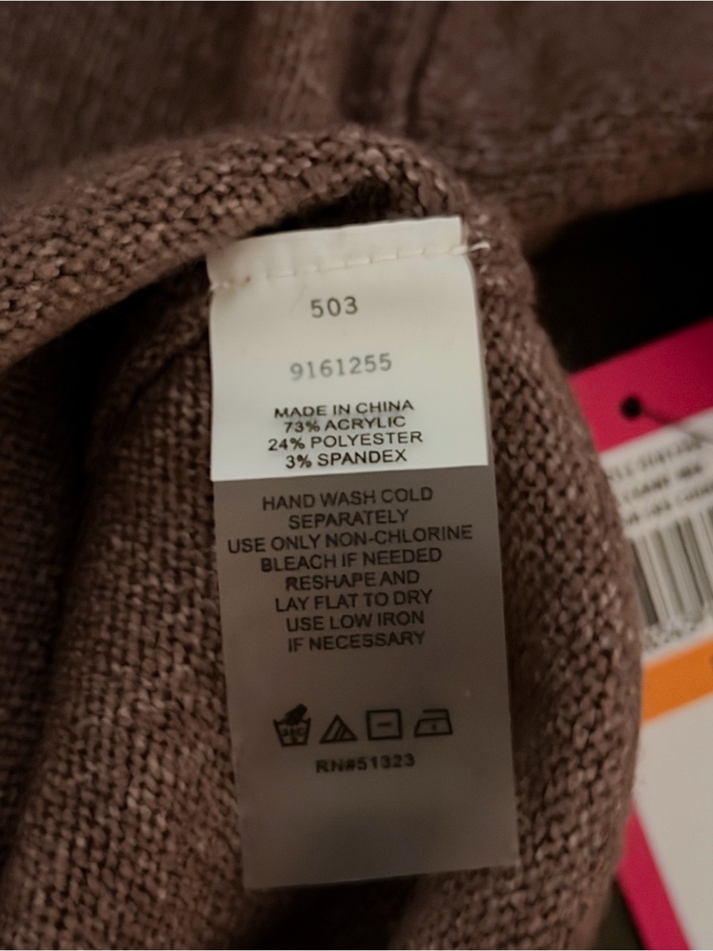 NWT Vince Camuto Cozy V-Neck Sweater Brown Small Soft Knit Quiet Luxury Cozy - Picture 8 of 9